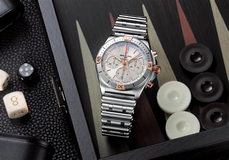 bracciale breitling rouleaux|breitling chronomat bicolor.